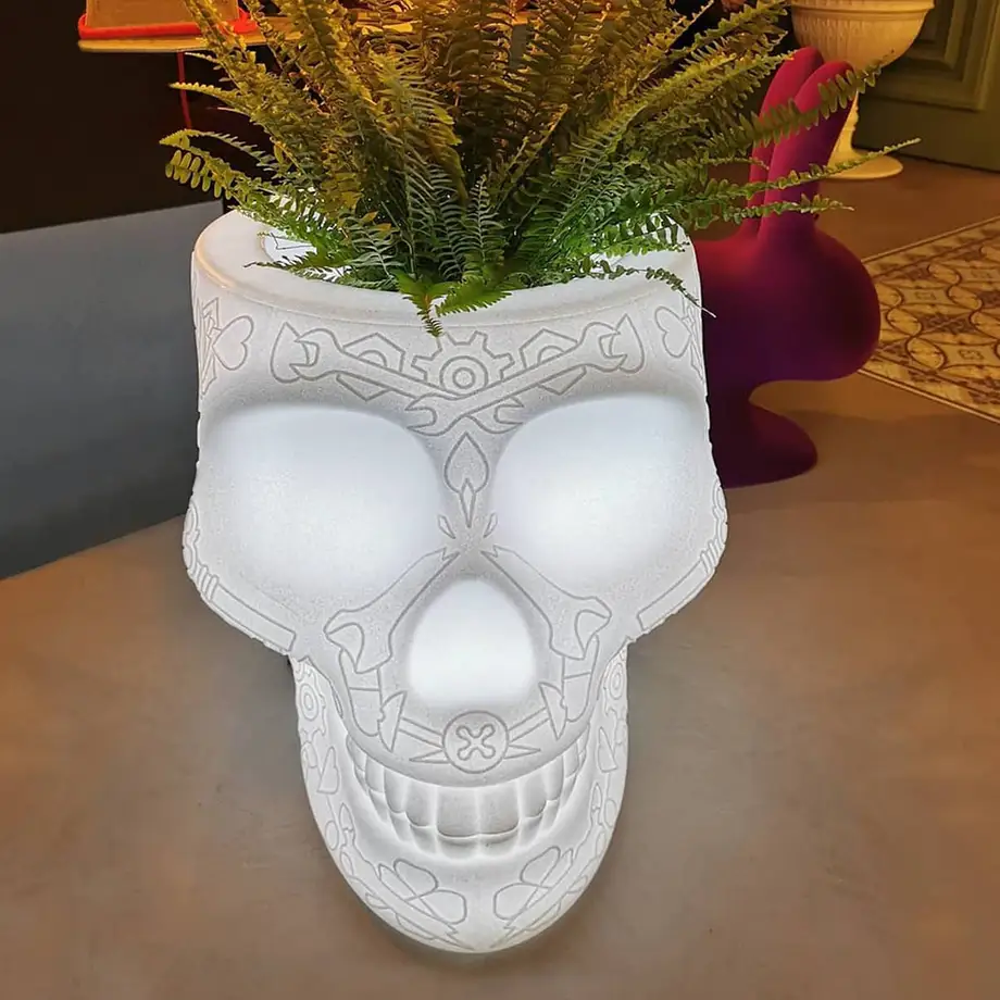 Qeeboo Mexico Planter & Champagne Cooler Rechargeable Lamp