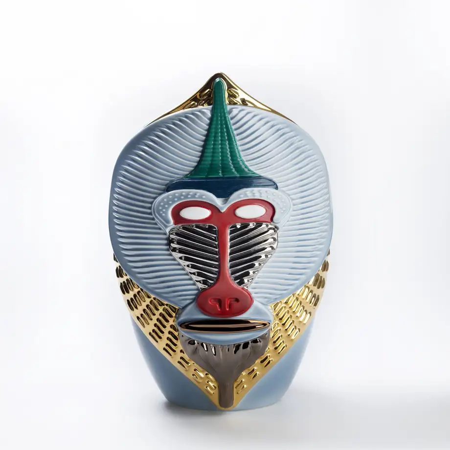 Bosa Primates Mandrillus Vase
