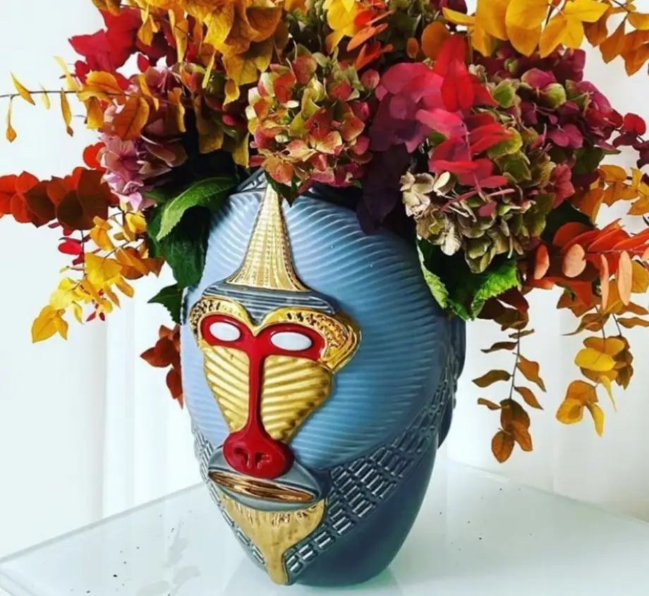 Bosa Primates Mandrillus Vase