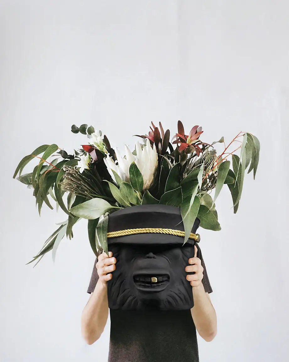 Garden Glory Monkey Face Pot Big