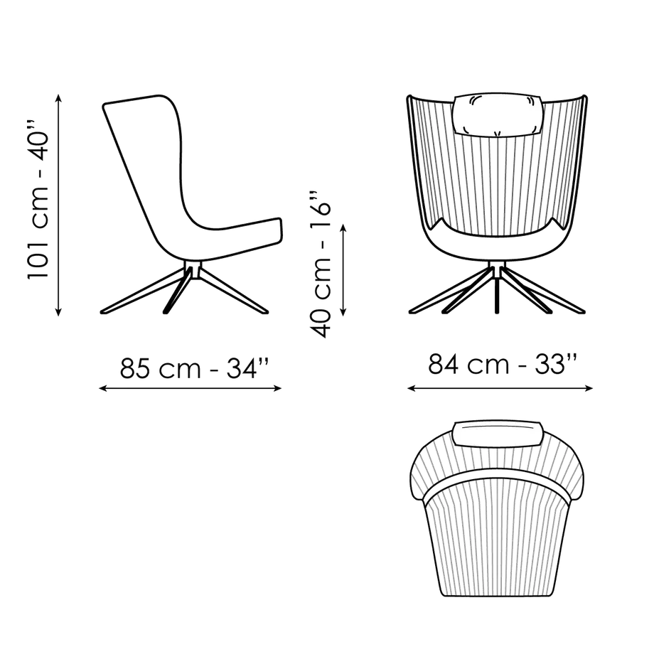 Bonaldo Colibri Armchair