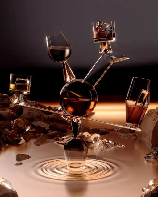 Tom Dixon Tank Whiskey Glasses Copper x2