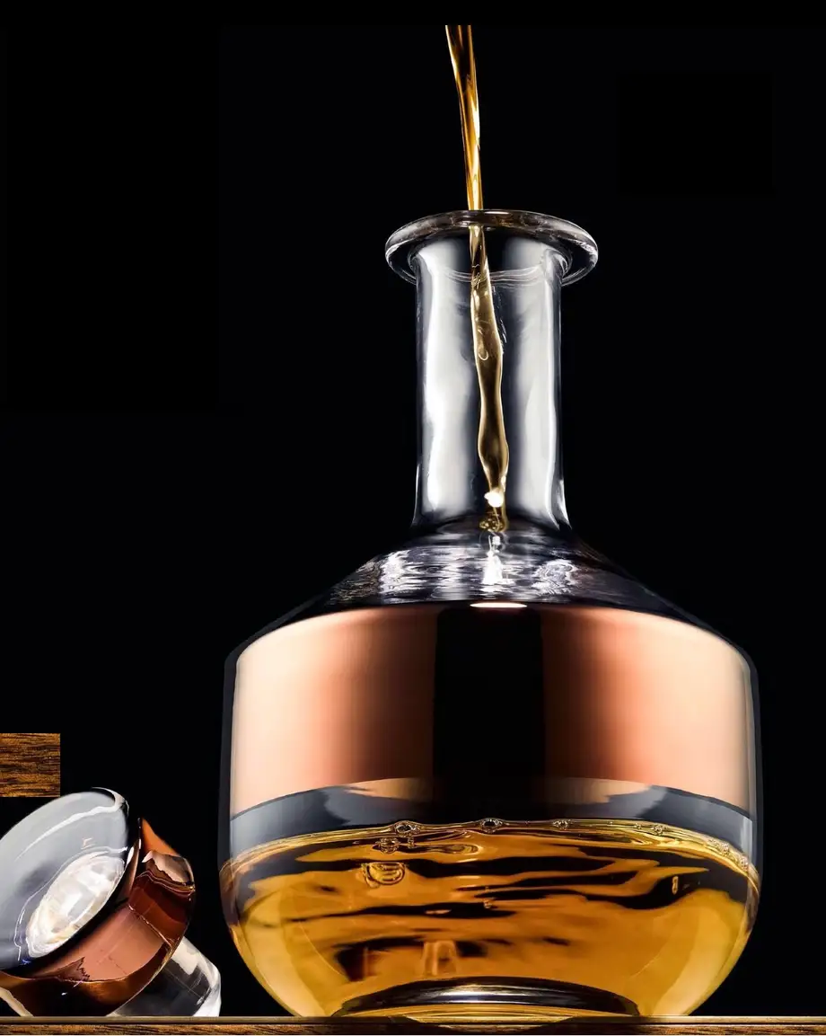 Tom Dixon Tank Whiskey Decanter Copper