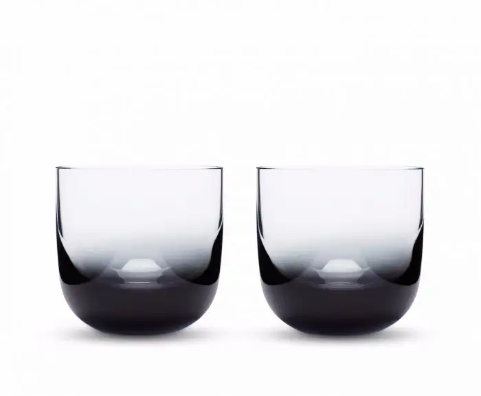 Tom Dixon Tank Whiskey Glasses Black x2
