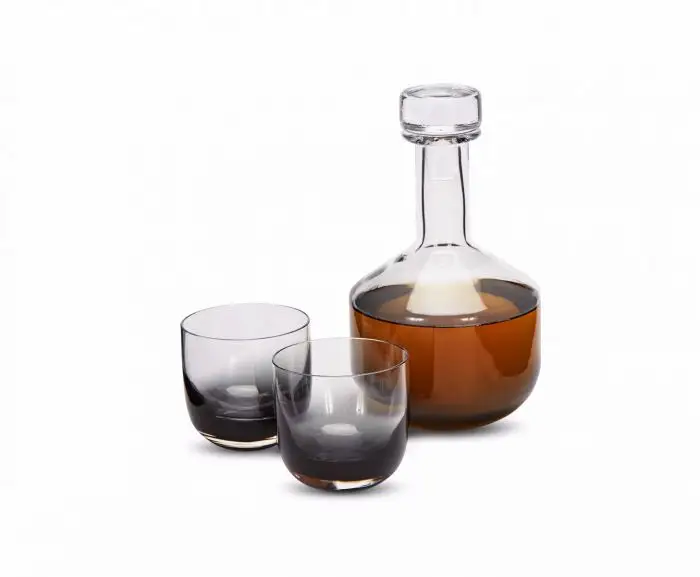 Tom Dixon Tank Whiskey Glasses Black x2