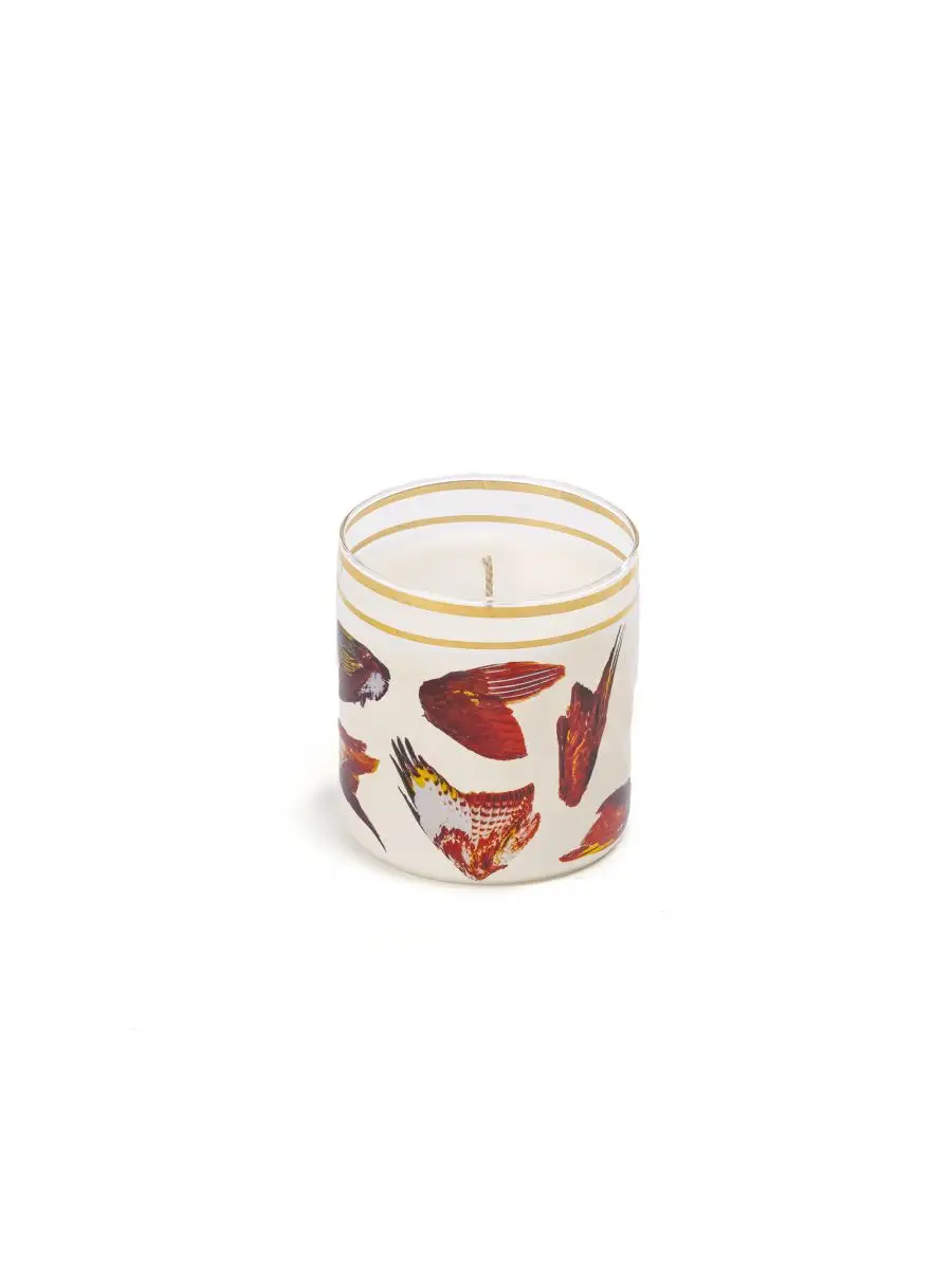 Seletti Toiletpaper Glass Candle Wings