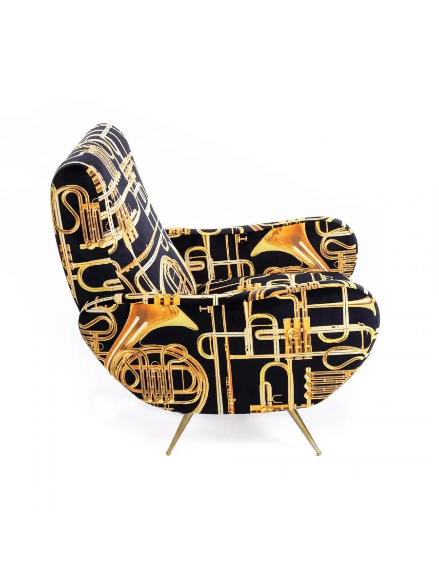 Seletti Toiletpaper Armchair Trumpets