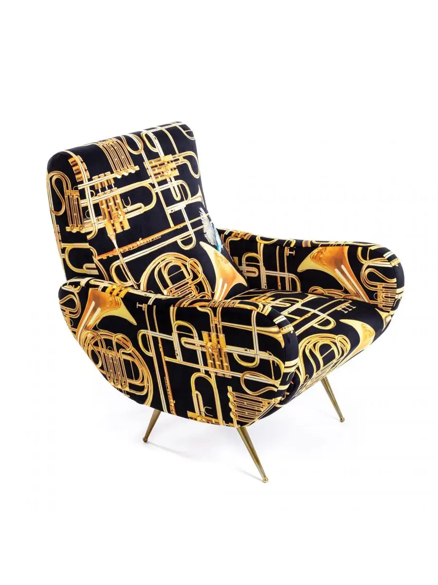 Seletti Toiletpaper Armchair Trumpets