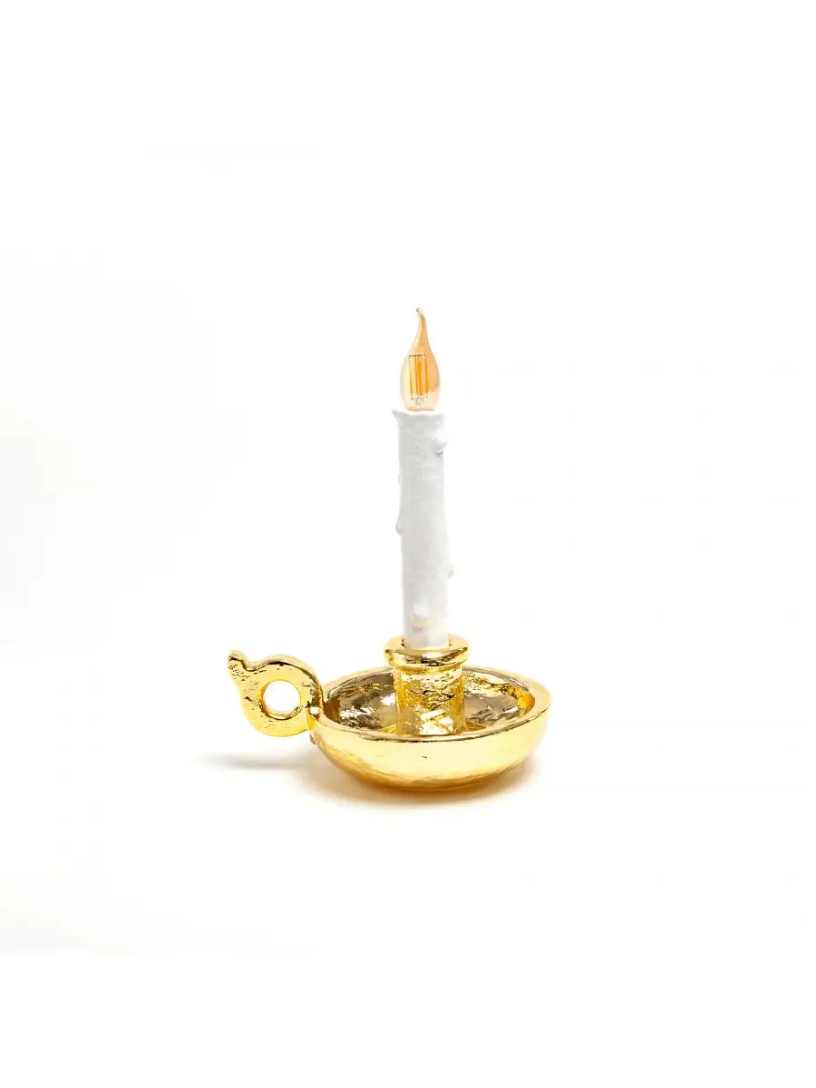 Seletti Bugia Lamp Gold