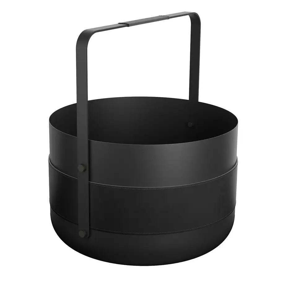 Eldvarm Steel Basket Emma Noir