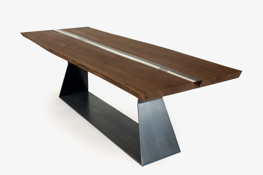 Riva1920 Bedrock Plank C Resin Table