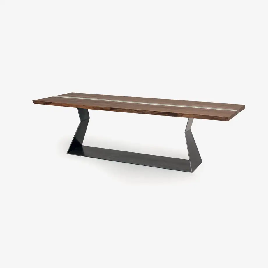 Riva1920 Bedrock Plank C Resin Table