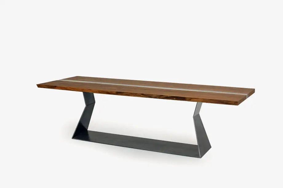 Riva1920 Bedrock Plank C Resin Table