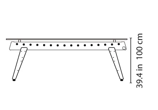 RS Barcelona RS MAX Dining Table Indoor/Outdoor