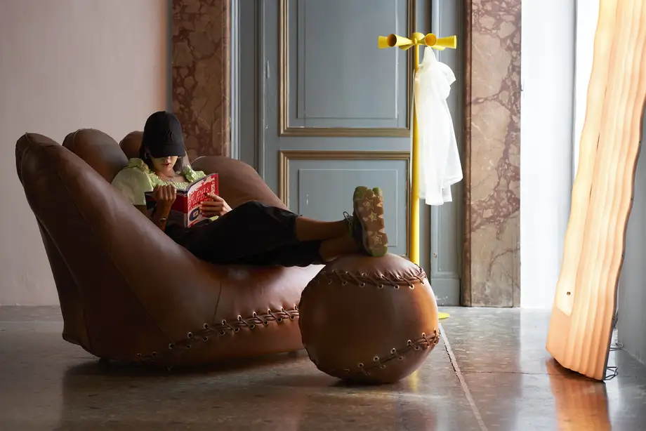 Poltronova Joe Ball Pouf