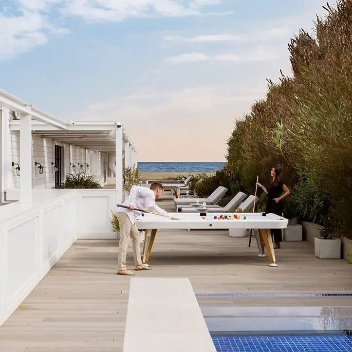 RS Barcelona RS Diagonal Pool Table - Outdoor
