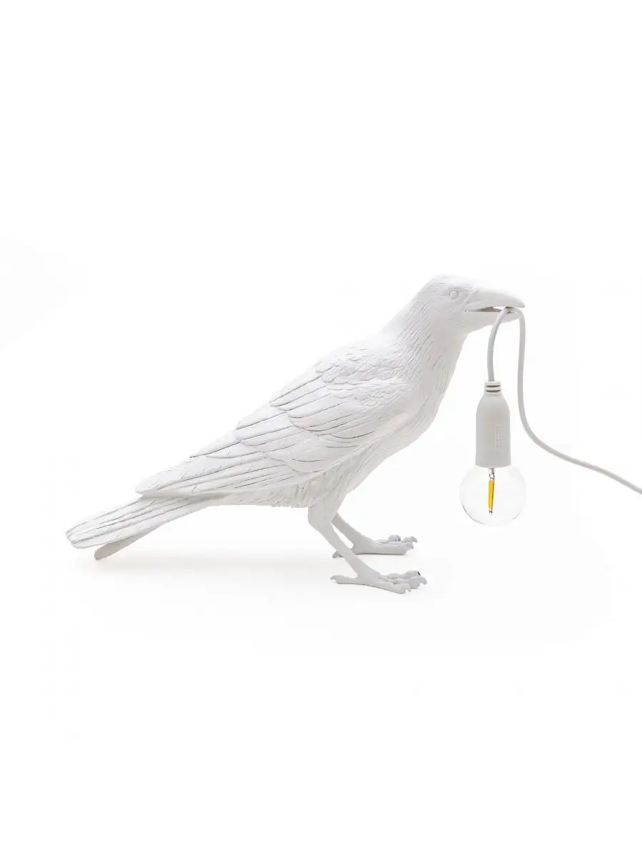 Seletti Bird Lamp White Waiting OUTDOOR