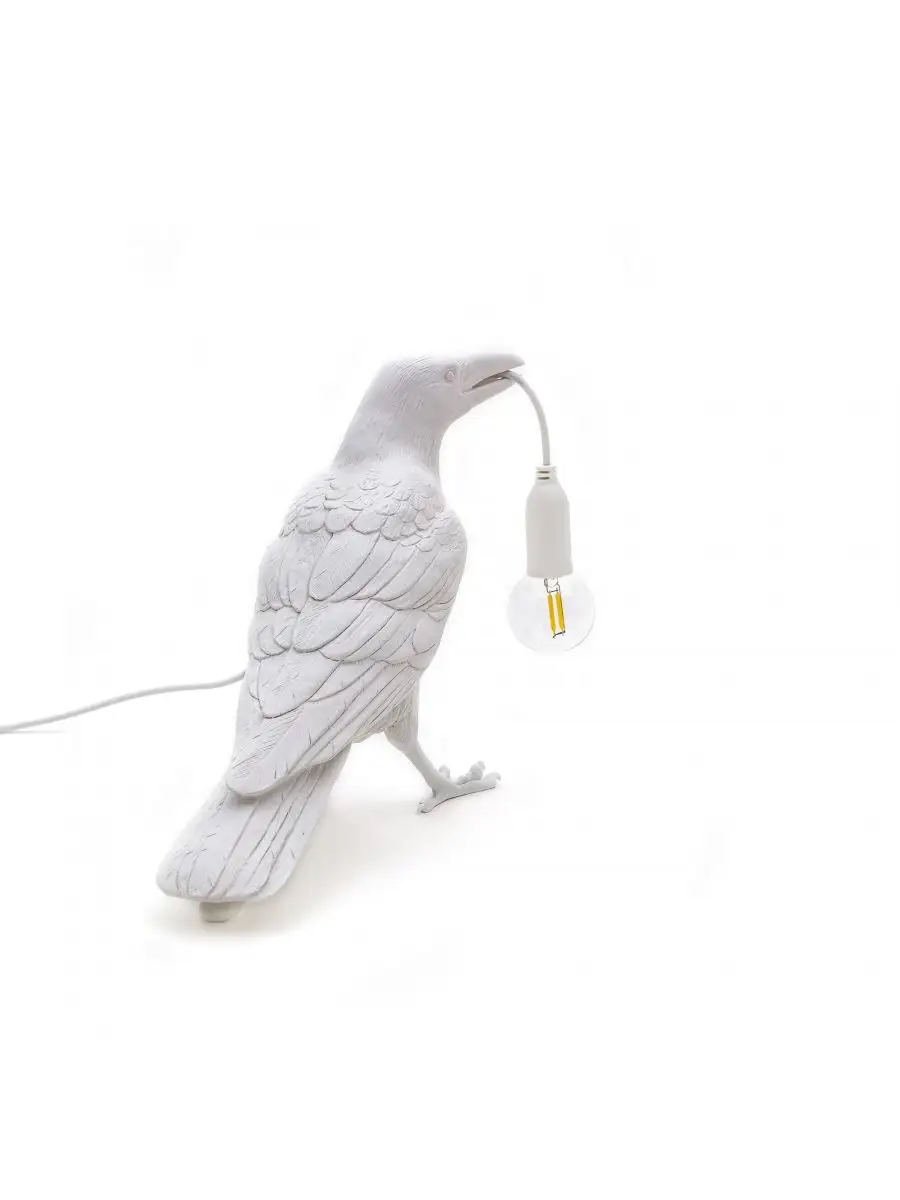 Seletti Bird Lamp White Waiting OUTDOOR