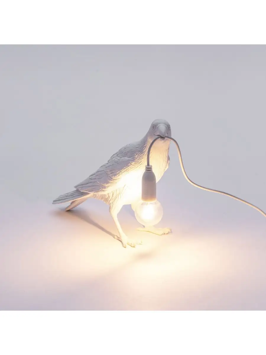 Seletti Bird Lamp White Waiting OUTDOOR