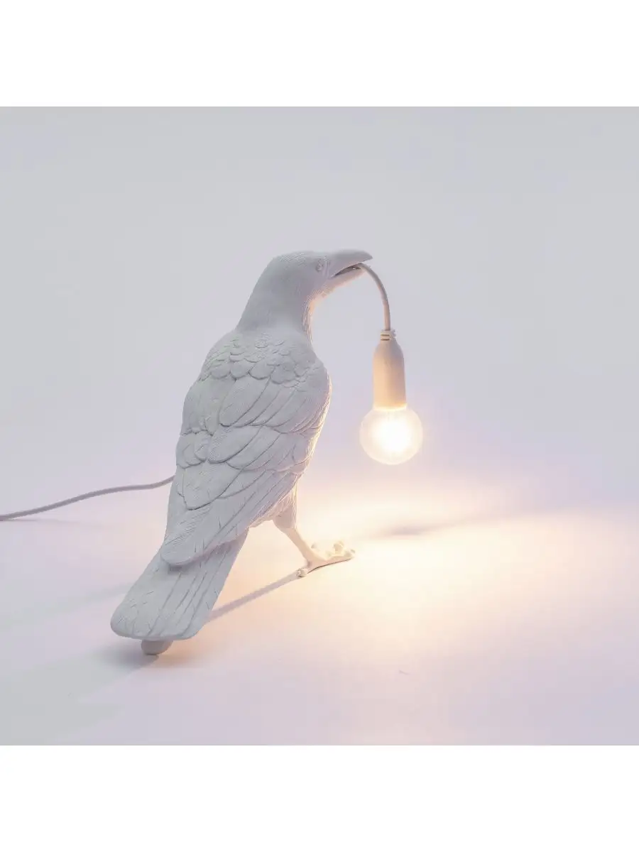 Seletti Bird Lamp White Waiting OUTDOOR