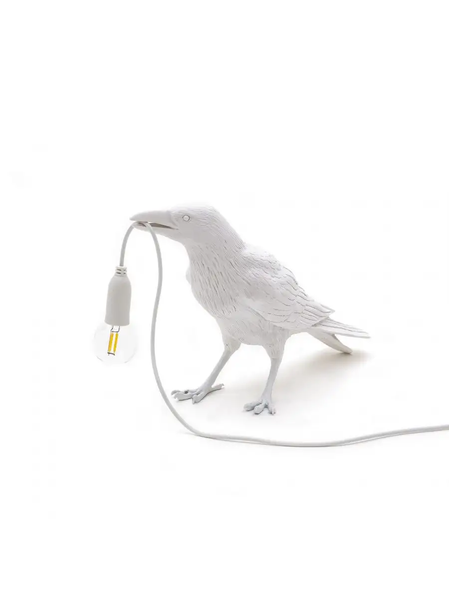 Seletti Bird Lamp White Waiting OUTDOOR