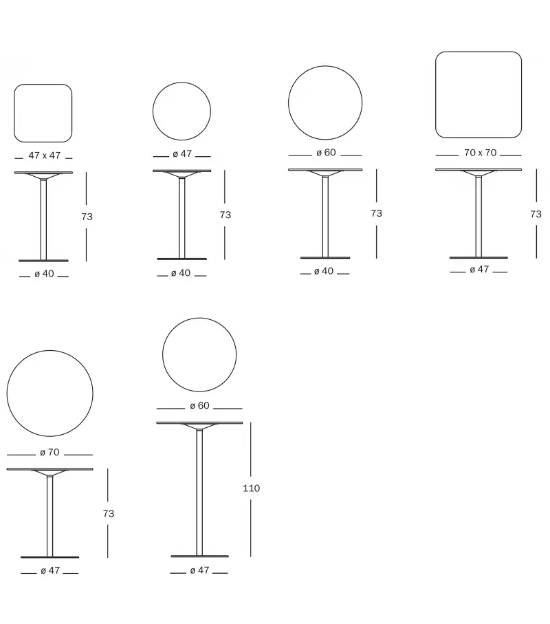 Magis Passe-Partout Bistrot Table