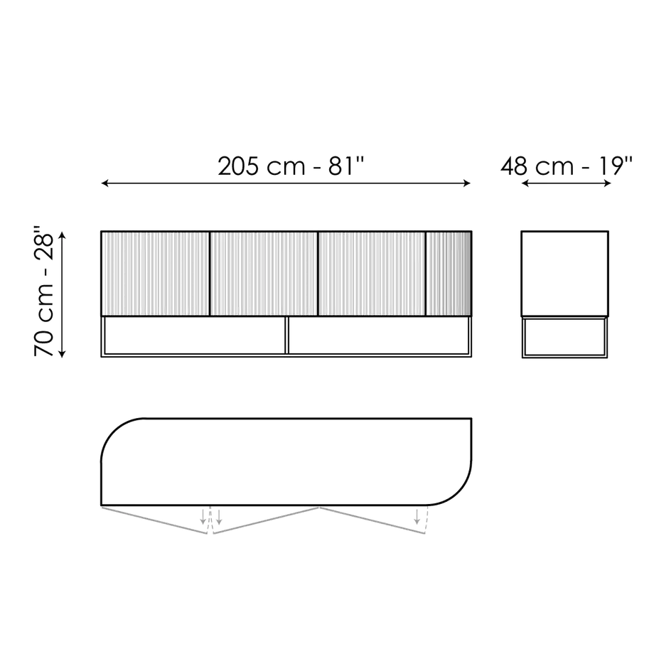 Bonaldo Dune Sideboard