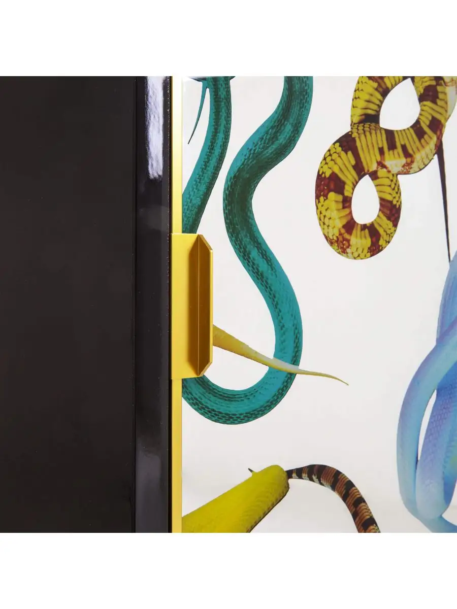 Seletti Toiletpaper Cabinet Sliding Door Snakes