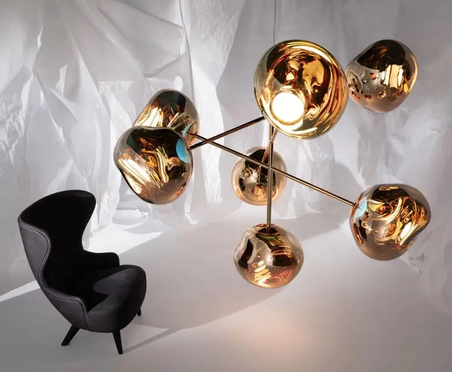 Tom Dixon Melt Large Chandelier Led 