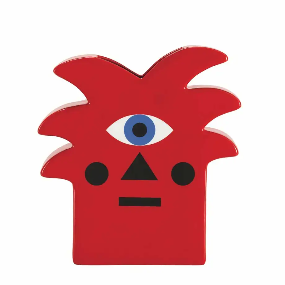 Qeeboo Vase Oggian Red Palm
