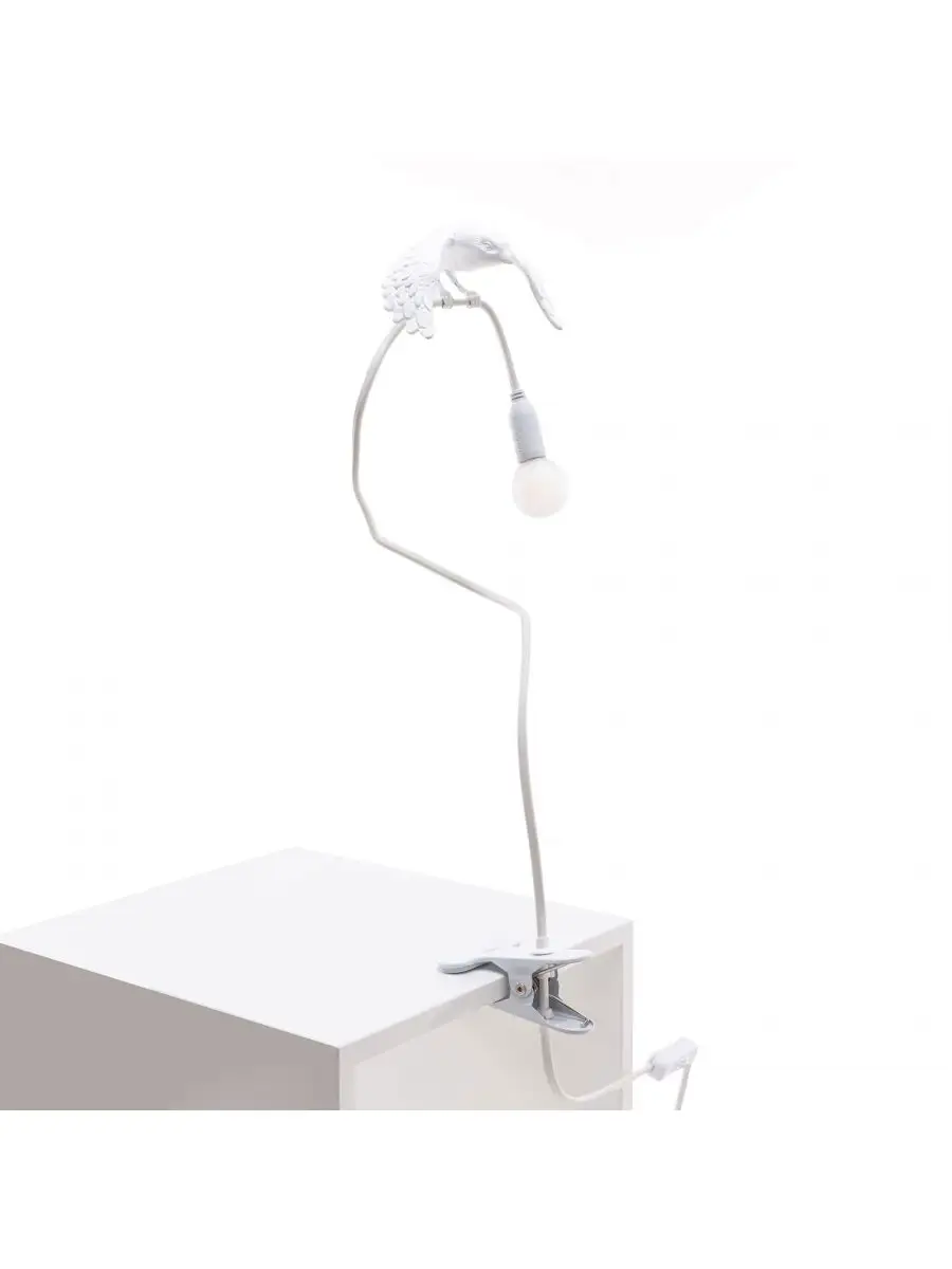 Seletti Sparrow Lamp with Clamp - Taking Off