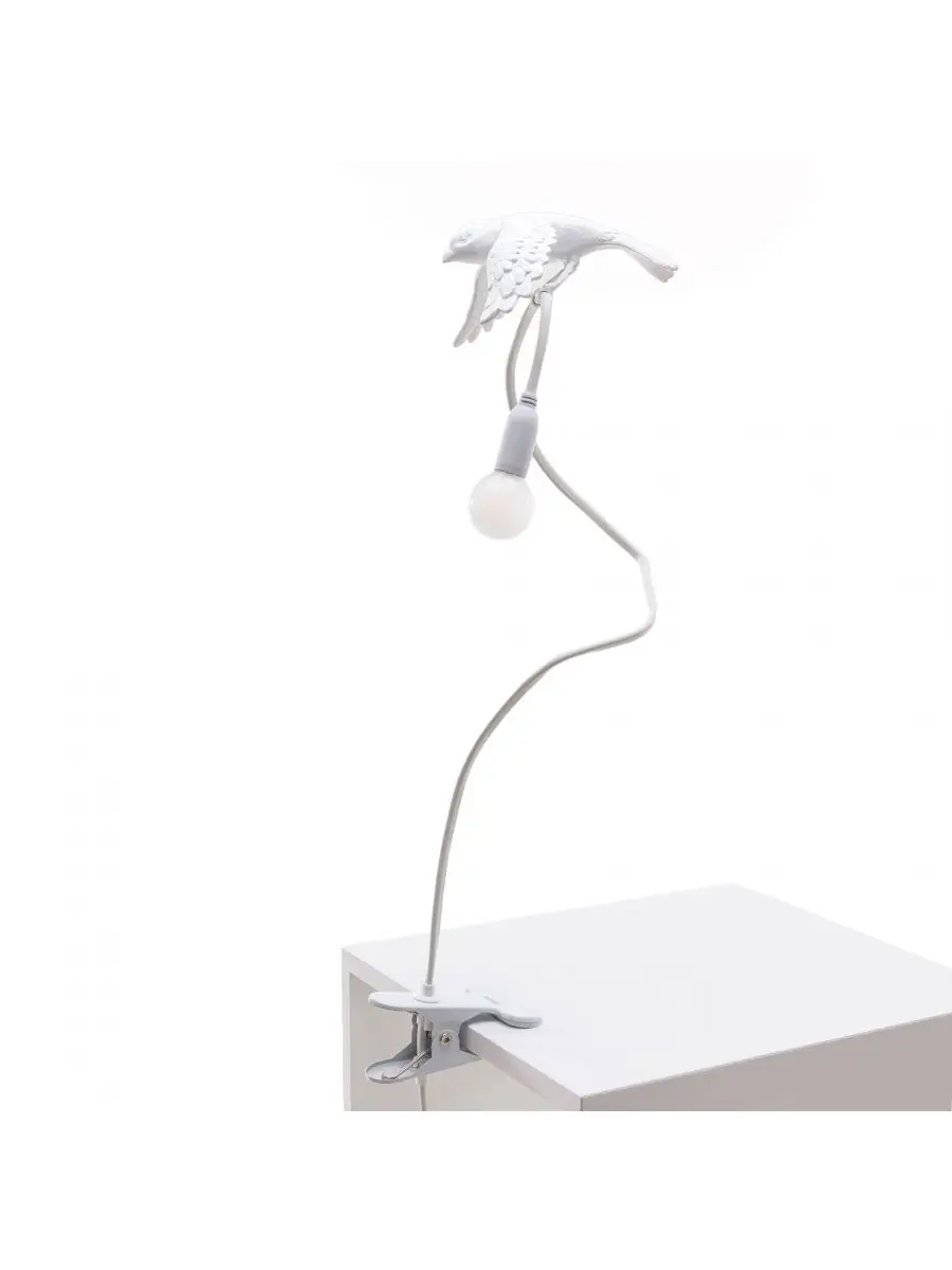 Seletti Sparrow Lamp with Clamp - Taking Off