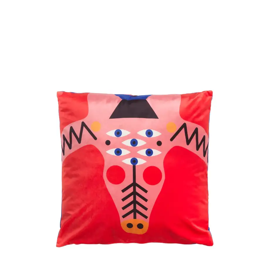 Qeeboo Cushion Oggian Crocopink