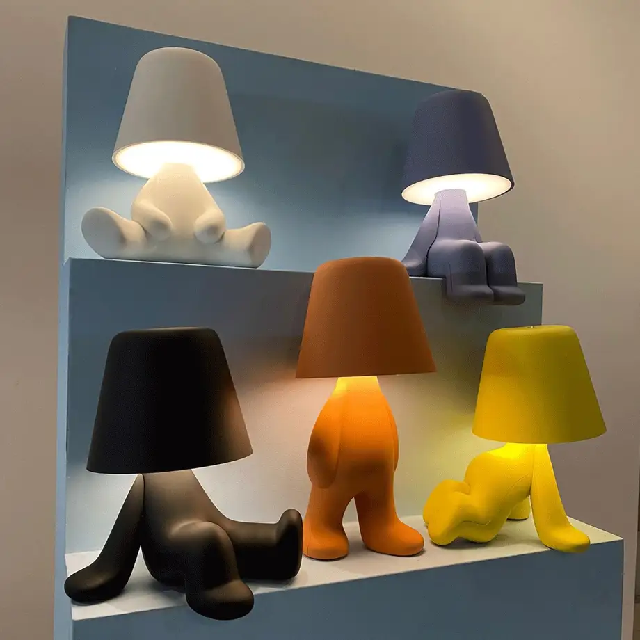 Qeeboo Sweet Brothers Lamps - New Red Color!