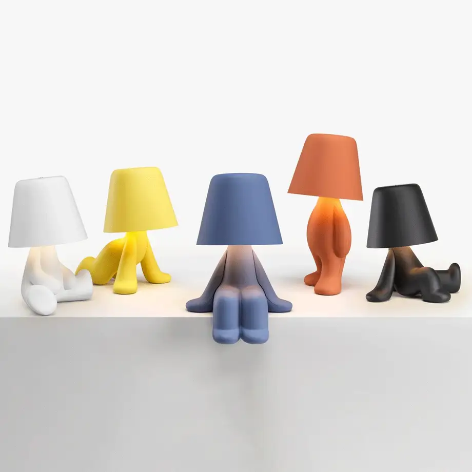Qeeboo Sweet Brothers Lamps - New Red Color!