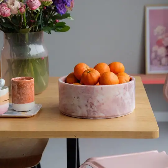 Marble Fruit Bowl
