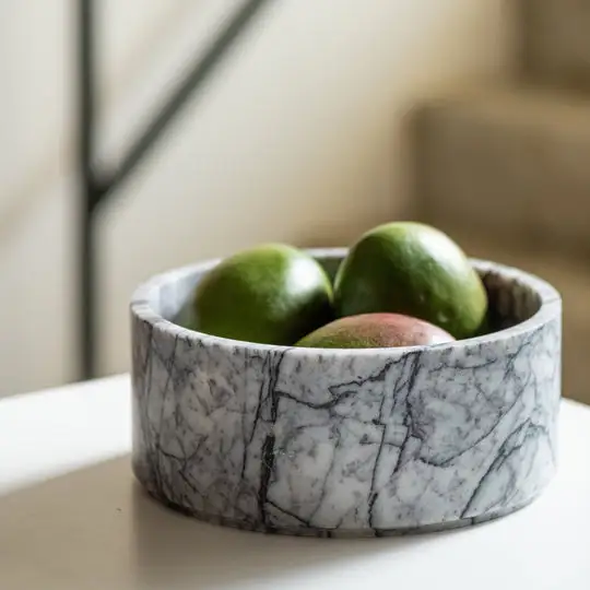 Marble Fruit Bowl