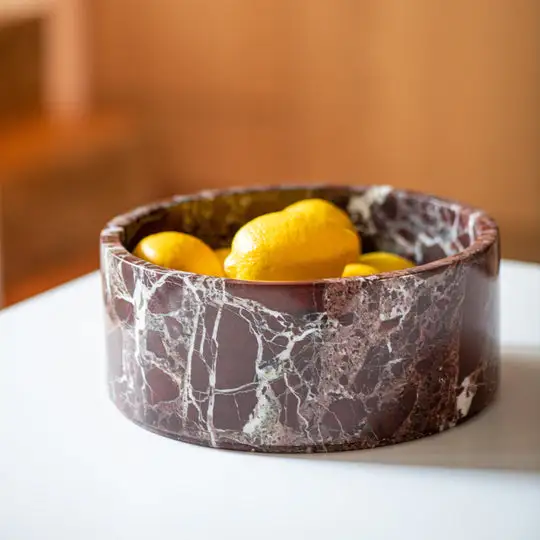 Marble Fruit Bowl