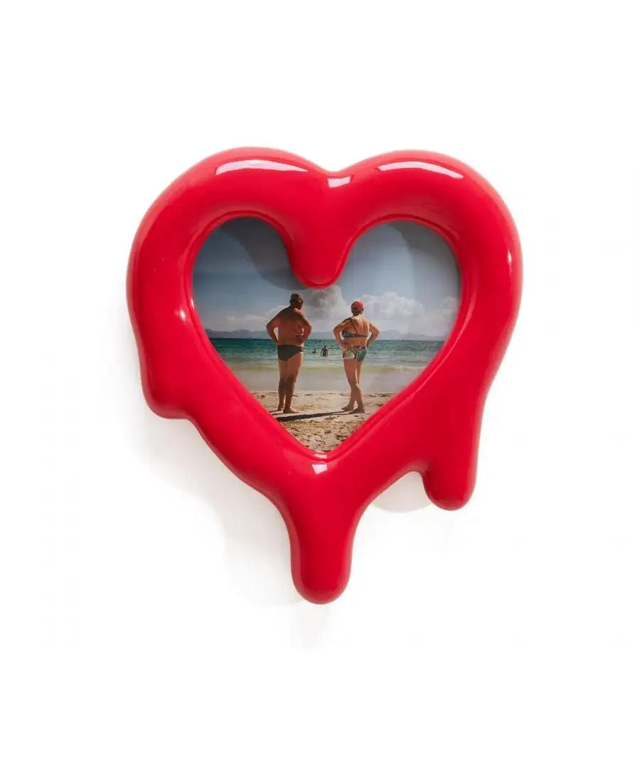Seletti Melted Heart Red - Mirror and Photo Frame