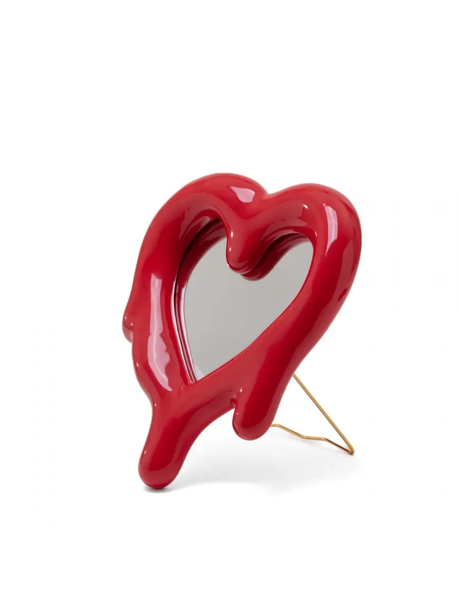 Seletti Melted Heart Red - Mirror and Photo Frame