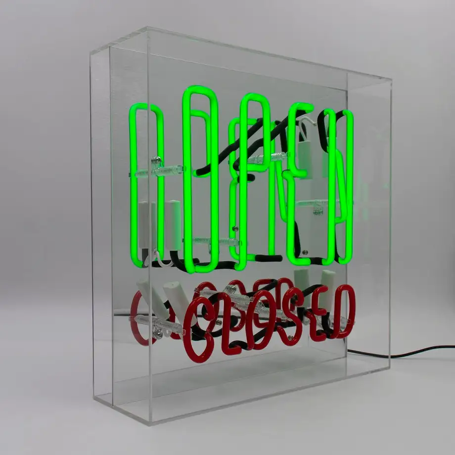 Open/Closed Plexi Neon