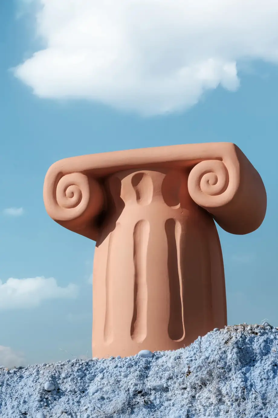 Seletti Magna Graecia Terracotta Capitello