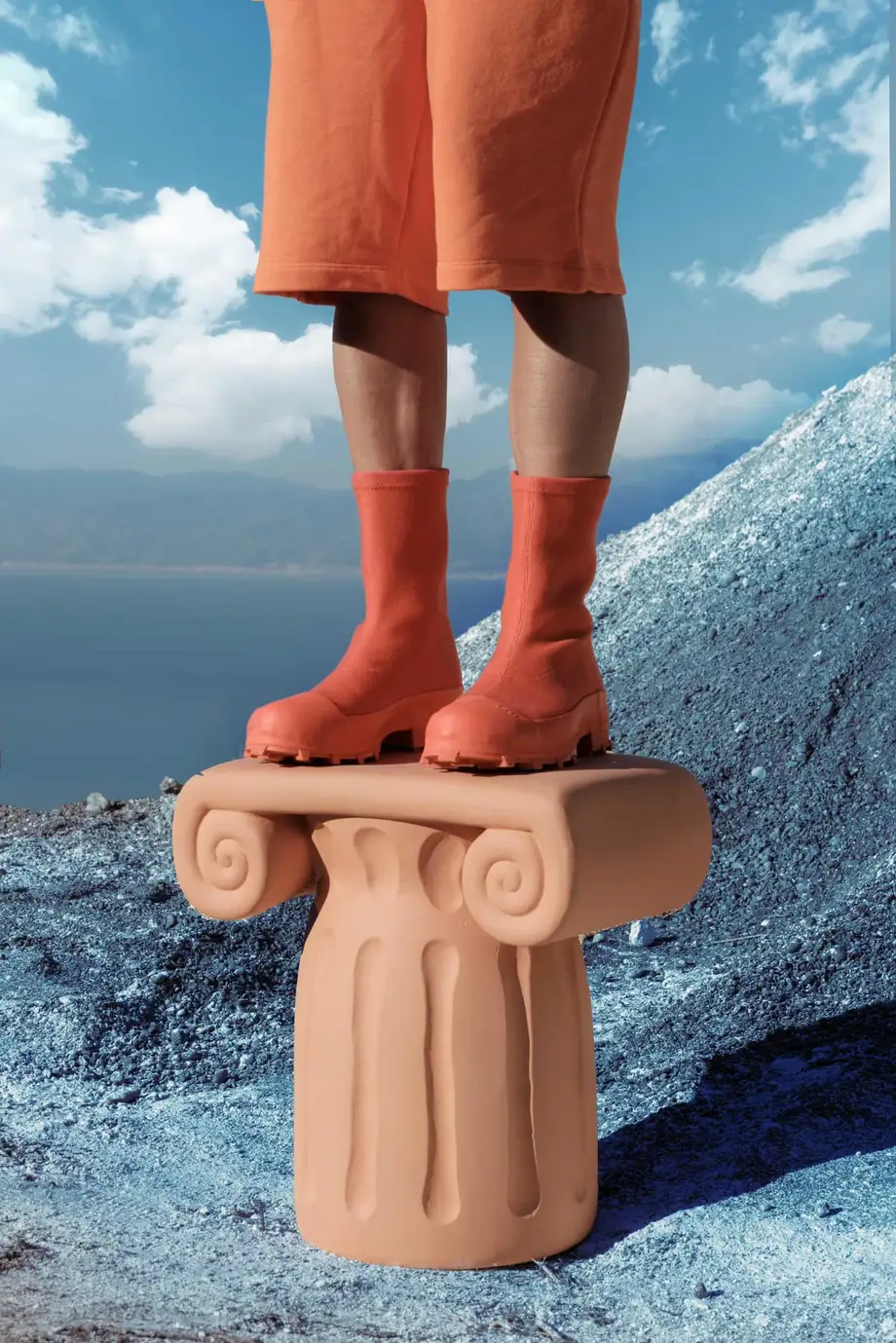 Seletti Magna Graecia Terracotta Capitello