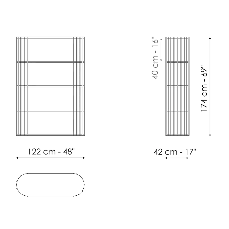 Bonaldo Arpa Bookcase