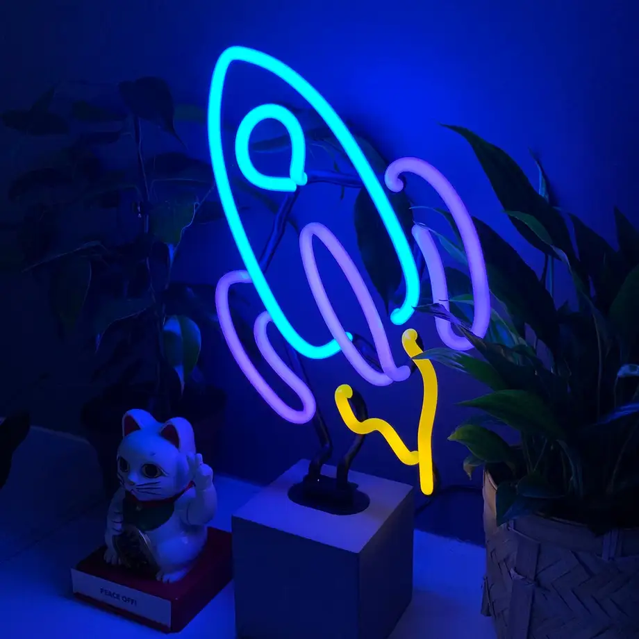 Neon Rocket Cement Base 
