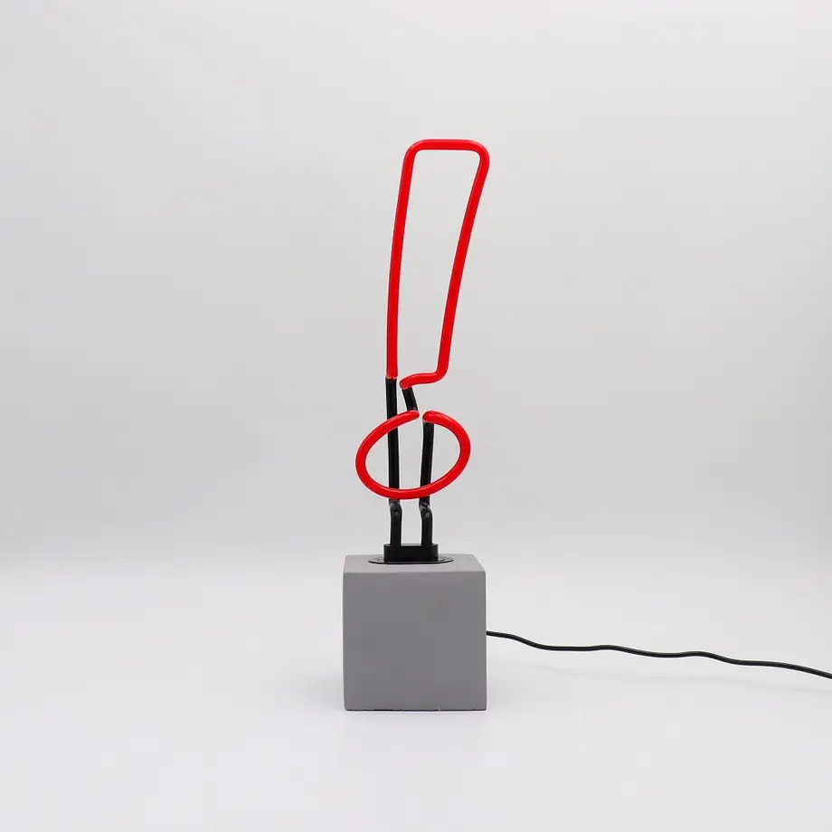 Neon Exclamation Cement Base 