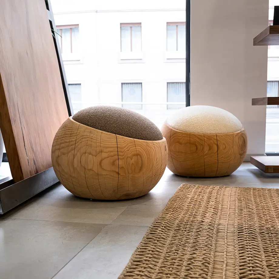 Riva 1920 Bigne' by Iginio Massari Stool