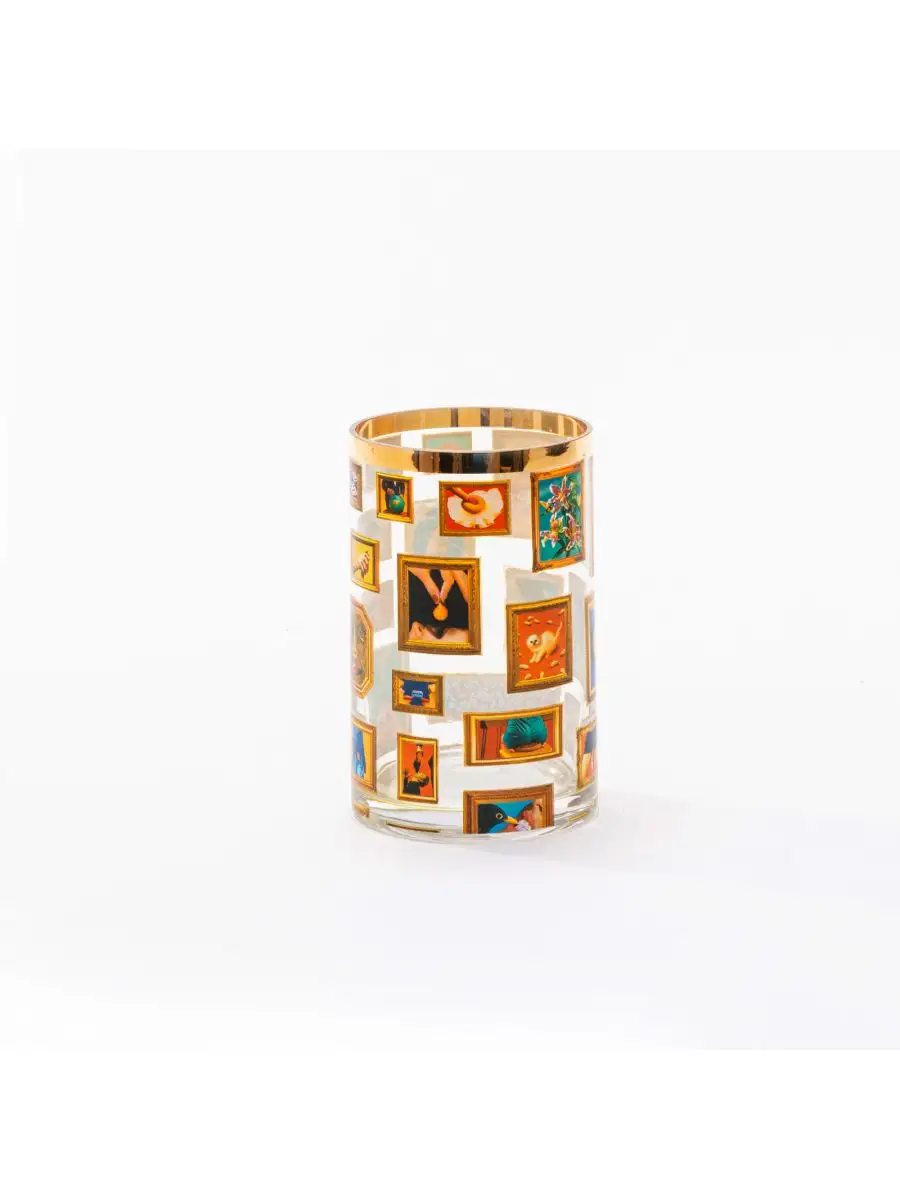 Seletti Toiletpaper Glass Vase Cylindrical Small Frames