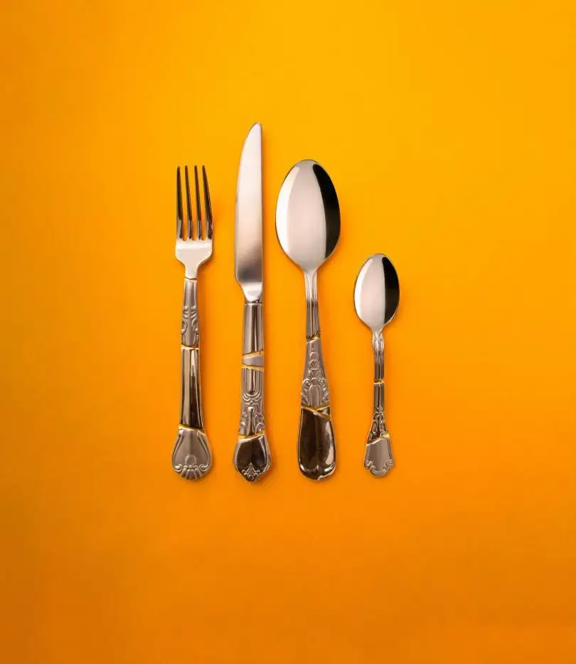 Seletti Kintsugi Cutlery Set of 4 