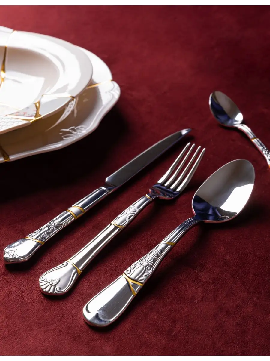 Seletti Kintsugi Cutlery Set of 4 